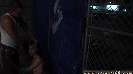 is this how you pay rent, teen? first time rough outdoor public hookup with anya olsen