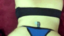 He fucks me hard and fills my ass with cum in stockings