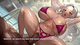 I sneak into the gym, strip down, and slide into my boss's pussy