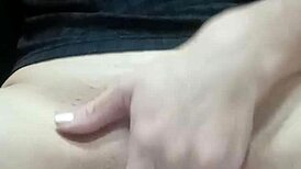 Punished girl fingers shaved pussy