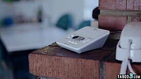 Neglected Brunette MILF Cherie De Ville Fingers Her Shaved Pussy in Quarantine Shower