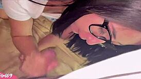 Latina Teen Does Mommy's Job On Dick