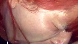 Intense Pleasure From Tattooed Trans Babe's Deepthroat Blowjob