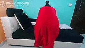 Wow! Horny Indian maid banged hard in homemade clip!