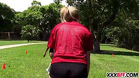 nice ass girls on football team getting fucked by monster cocks