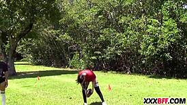 nice ass girls on football team getting fucked by monster cocks