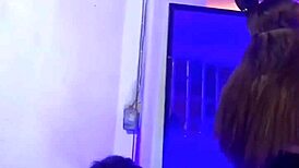 I shift her thong and we have anal sex.