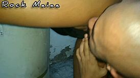 i drank with my ebony neighbor and got oral in her new house