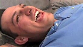 Naughty couple fucks at university party