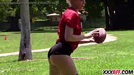 nice ass girls on football team getting fucked by monster cocks