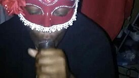 Big Ass BBW Sucks Black Monster Cock Deepthroat