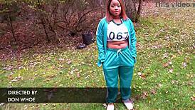 Nina Rivera cosplay fuck outside!