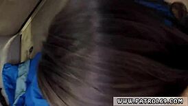 Watch This Fake Cop Blonde Milf Attempt BDSM Outdoors!