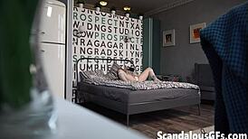 Video of my girl taking sultry nudes in our bedroom