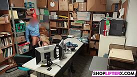 Shoplifting gal babe ZOE GETS NAILED by MONSTER COCK