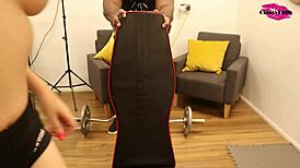 Classy Filth's 1st Gym Session with Nemo Brown's Dick