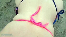 Blonde Milf Bent Over For Doggystyle On Brazilian Beach