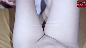 in the family home, he broke his sister-in-law's virginity with rough pussy fucking.