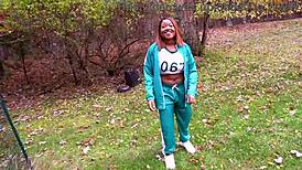 Nina Rivera cosplay fuck outside!