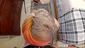 Tattooed babe Ava Minx, what's cumming next?