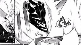 sexy anime girl ballbusts the guy till he faints 😈