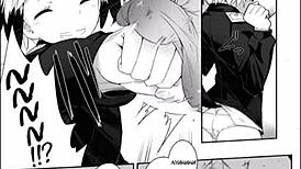 Καυτή anime γκόμενα σπασμώνει μπάλες μέχρι να λιποθυμήσει 😈