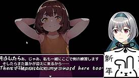 Hero falls intensely in bunny-girl forest trial adventure