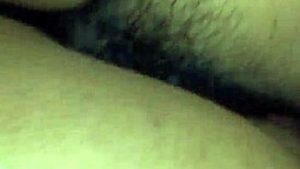 Wife's juicy pussy pounded in doggystyle to orgasm.