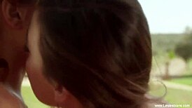 rebekah teases tereza with slow pussy licks