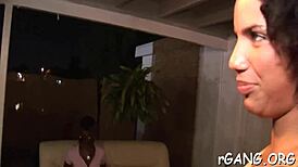 Man Fucks Tight Gal Before Her GFs Watch in Shock