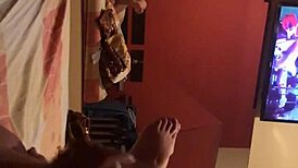 amateur couple shares intimate moments