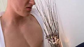 Gay Competition Involves Anal Drilling With Vibrator And Blowjob