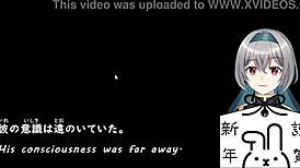 Hero falls intensely in bunny-girl forest trial adventure