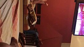 amateur couple shares intimate moments