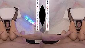 Gia Derza stretches her bubble butt for balls deep assfucking and creampie