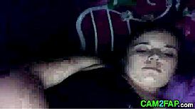 Watch this teen webcam explode with raw passion!