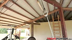 Lusty Teen Craves Rough Doggystyle Fucking