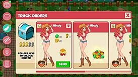 nutaku booty farm hentai game part 09 with big ass milf redhead