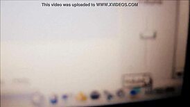 Caught Blonde Watching Big Cock Sucking