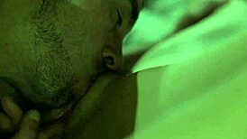 Dante Colle Fingers Whitney Wright's Bald Pussy In Bed
