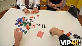 Poke her game! Old cuckold watches pierced wife