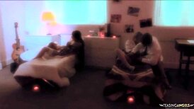 Blacksmith smashing ebony cock in amateur scene