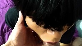 teen asks, want this sloppy blowjob with my beautiful lips?