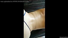 My Wife's First Escort Date in Guadalajara Without Condom. She Sends Video to Cuckold for Him to Beat and Clean Her Cum.