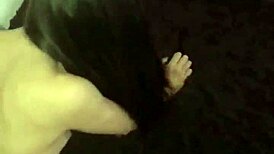 A horny young Latina prostitute bends over for intense homemade sex with her partner