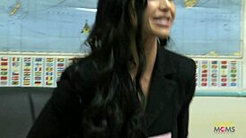 Horny milf boss gets cunt smashed in office!