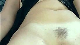 Sexy Mature Wife Using Red Dildo In Homemade Lingerie Scene