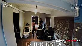 Teen 18+ Bound in Hardcore Bondage by Big Dicked Creep