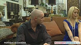 Tattooed Monique Alexander Gets Small Tits Jizzed After Hardcore Fucking