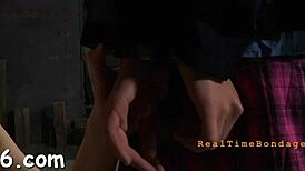 Bound Slut Gets Rough BDSM Fucking!